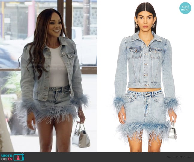Retrofete Libby Jacket worn by Ashley Darby on The Real Housewives of Potomac