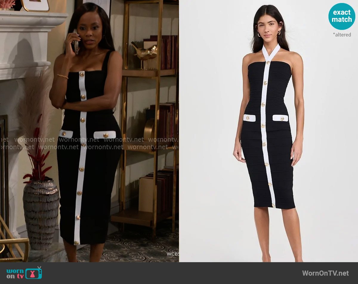 Retrofete Sloan Dress worn by Hayley Lawson (Marquita Goings) on Beyond the Gates