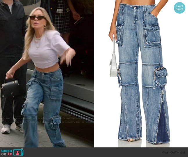Retrofete Tammy Cargo Jean worn by Tamra Judge on The Real Housewives of Orange County