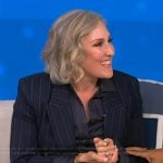 Ricki Lake’s pinstripe blazer on Tamron Hall Show