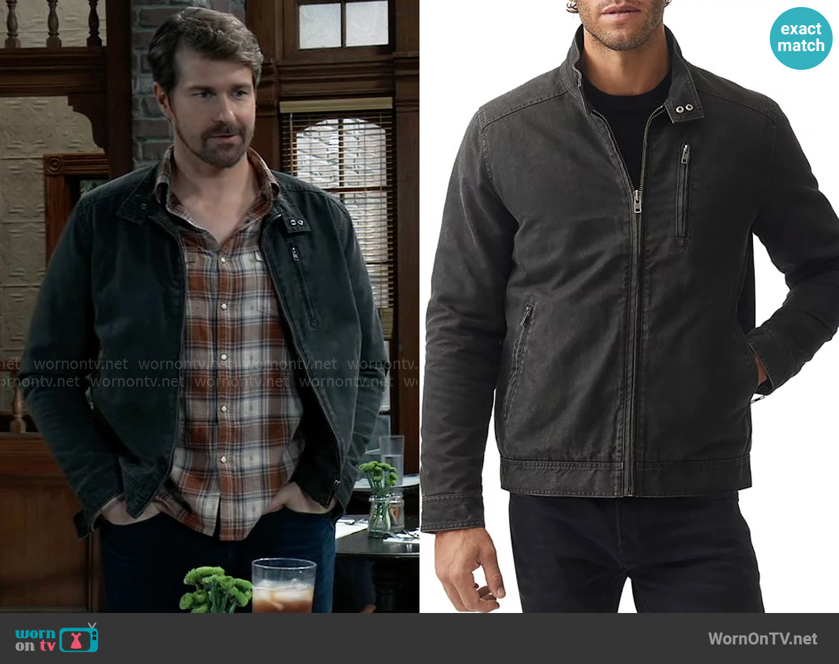 Rodd & Gunn The Jack Regular Fit Jacket in Bracken worn by Cody Bell (Josh Kelly) on General Hospital