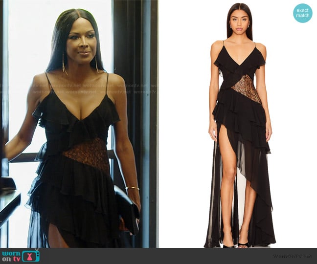 Ronny Kobo Luke Dress worn by Stacey Rusch on The Real Housewives of Potomac