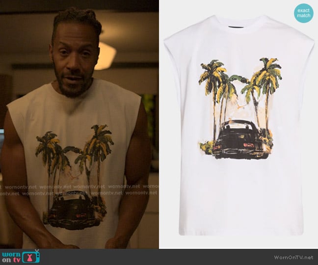 RTA Terry Muscle T-Shirt worn by Lewis Stewart (McKinley Freeman) on Reasonable Doubt
