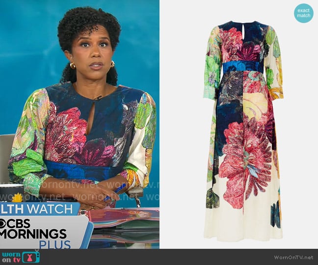 Saaksha & Kinni Daisy Dress worn by Adriana Diaz on CBS Mornings