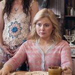 Sam's red checked cardigan on Ghosts