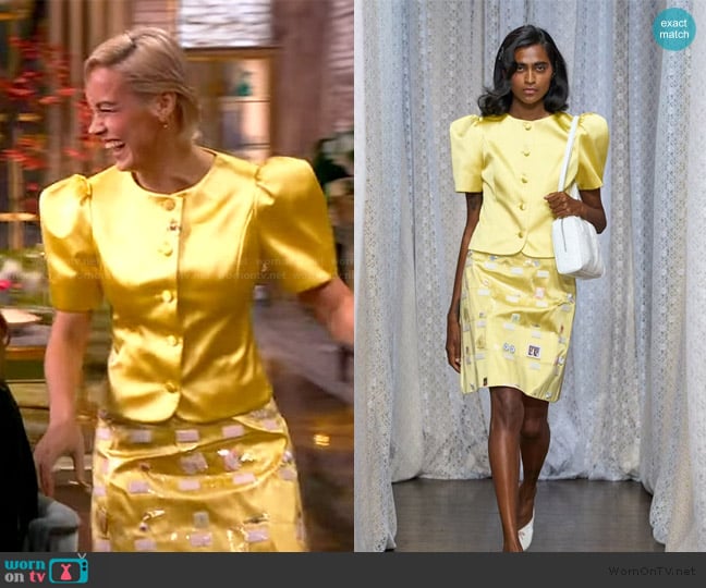 Sandy Liang 2026 Spring Summer Collection worn by Brie Larson on The View