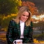 Sara’s green plaid blazer on The View