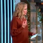 Sara’s brown turtleneck sweater on The View