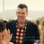 Sasha’s red and blue checked shirt on Nobody Wants This