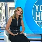 Savannah’s black platform sandals on Today