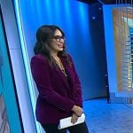 Savannah’s black leather slingback pumps on Today