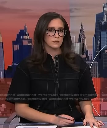 Savannah's black utility jumpsuit on NBC News Daily