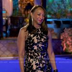 Monica’s sequin embellished dress on The Golden Bachelor