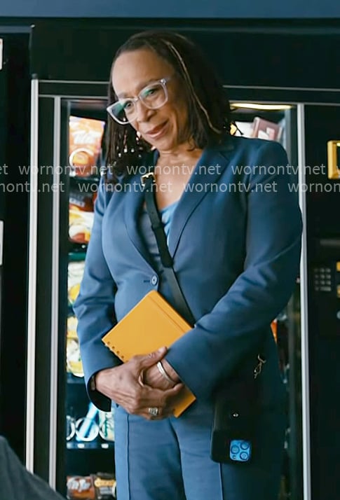 Sharon's blue suit on Chicago Med