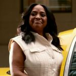 Sherri’s khaki shirtdress on Sherri