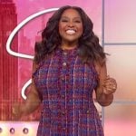 Sherri’s red tweed mini dress on Sherri