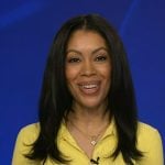 Shirleen Allicot’s yellow ribbed polo top on Good Morning America