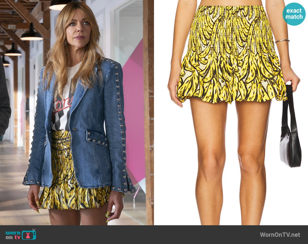 Simon Miller Sancho Poplin Skirt worn by Morgan Gillory (Kaitlin Olson) on High Potential