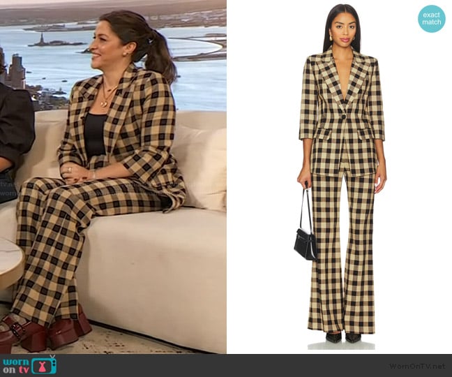 Smythe 3/4 Sleeve Blazer worn by Nava Kavelin on The Drew Barrymore Show