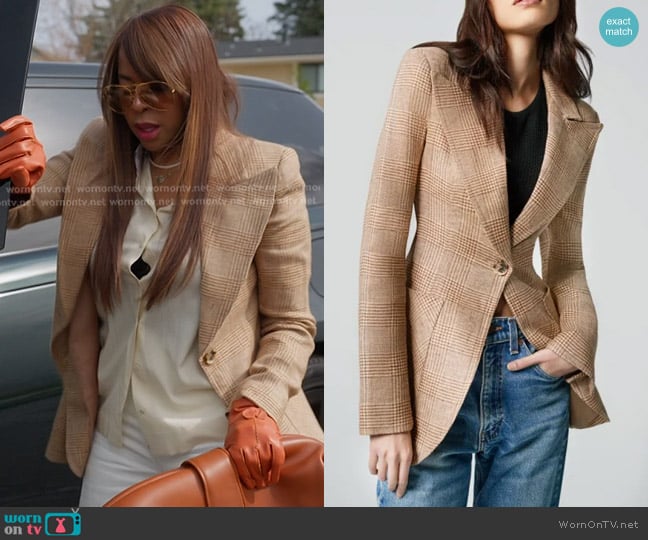 Smythe Birkin Blazer worn by Mary Cosby on The Real Housewives of Salt Lake City