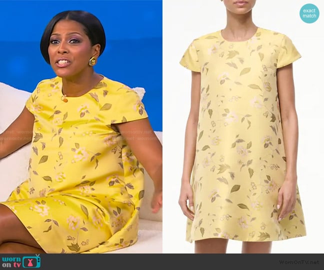 Staud Mia Floral Minidress worn by Tamron Hall on Tamron Hall Show