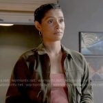 Stella’s green cargo bomber jacket on Chicago Fire