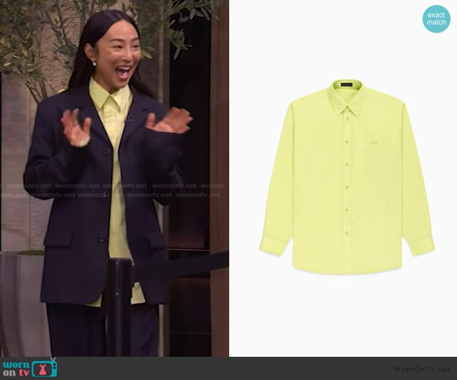 Still Kelly Classic Fit Shirt worn by Greta Lee on Live with Kelly and Mark