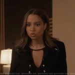 May’s black studded jacket on 9-1-1