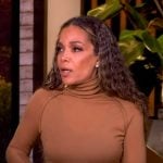 Sunny’s brown turtleneck sweater on The View