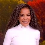 Sunny’s white short sleeve top and skirt on The View