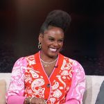 Tabitha Brown’s paisley print cardigan on Access Hollywood