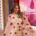 Tamera Mowry-Housley’s floral embroidered mini dress on Sherri