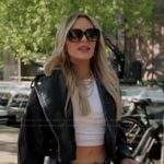 Tamra’s black leather jacket on The Real Housewives of Orange County