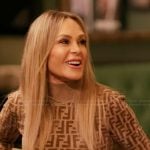 Tamra’s Fendi logo crop top on The Real Housewives of Orange County