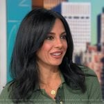 Dr. Tara Narula’s green ribbed dress on Good Morning America