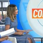 Savannah's blue studded sandals on Today