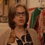 Uma’s printed blouse on Only Murders in the Building