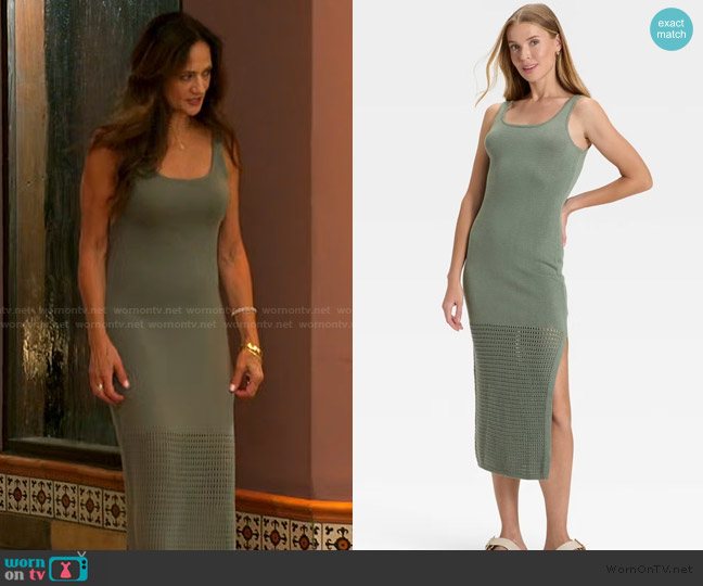 Universal Thread Midi Sweater Dress worn by Cheryl on The Golden Bachelor