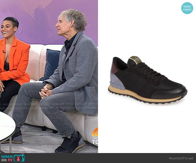 Valentino Garavani Nylon Rockrunner Sneaker worn by Scott Bakula on Today