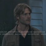 Vaughn’s brown suede jacket on General Hospital