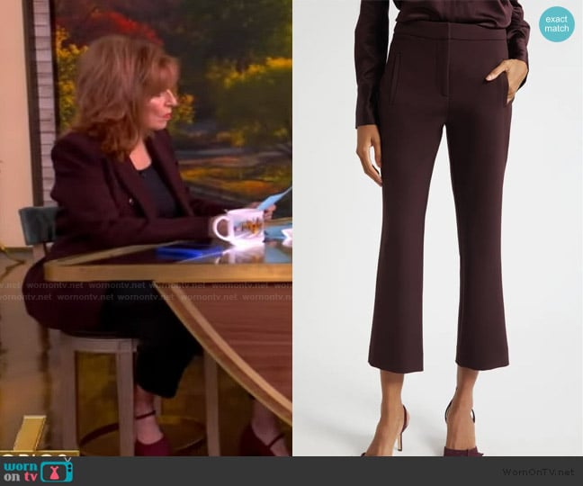 Veronica Beard Arte Crop Pants worn by Joy Behar on The View