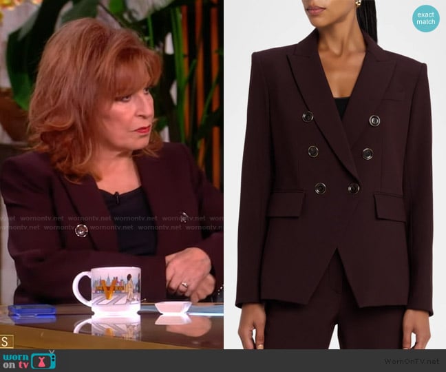 Veronica Beard Miller Dickey Jacket worn by Joy Behar on The View