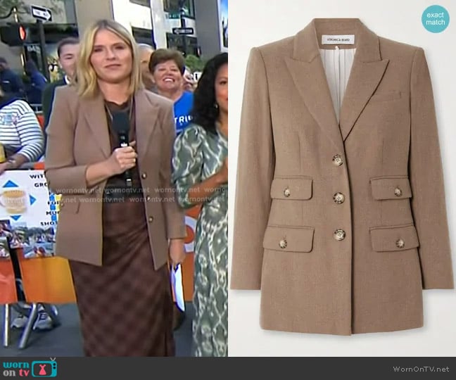 Veronica Beard Nalani Dickey Jacket worn by Jenna Bush Hager on Today