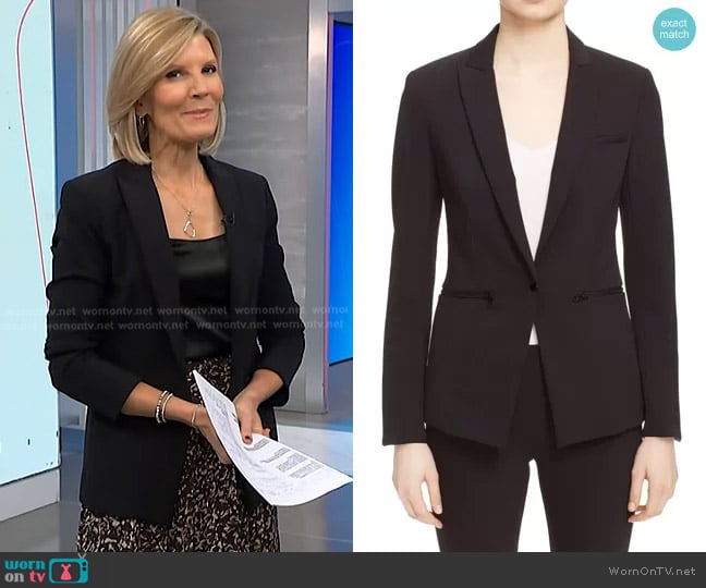 Veronica Beard Scuba Jacket worn by Kate Snow on NBC News Daily