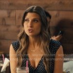 Rebecca’s polka dot dress on Nobody Wants This