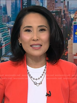 Vicky's heart necklace on NBC News Daily