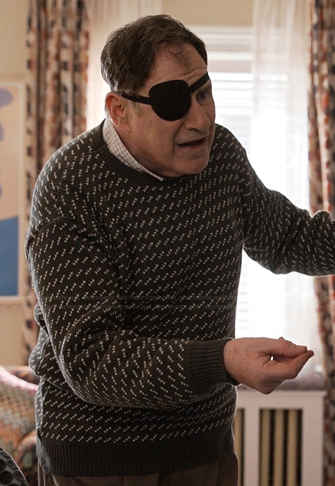 Vince's navy sweater on Only Murders in the Building