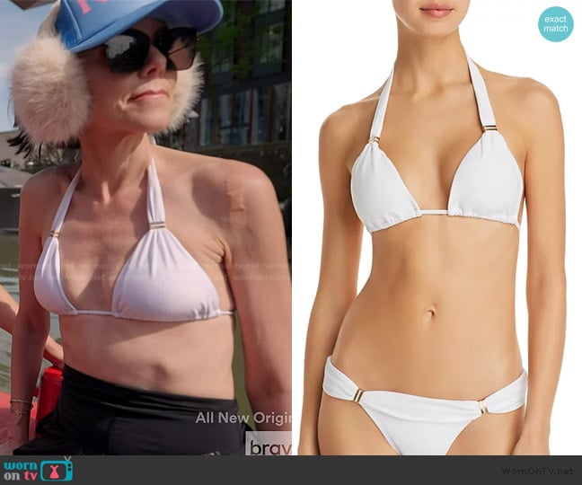Vix Solid Bia Bikini Top worn by Heather Dubrow on The Real Housewives of Orange County