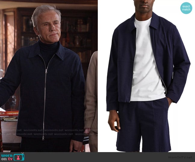 Wax London Eldon Jacket worn by Bash Steeg (Christoph Waltz) on Only Murders in the Building