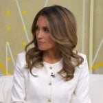 Rhiannon’s white jacket on Good Morning America